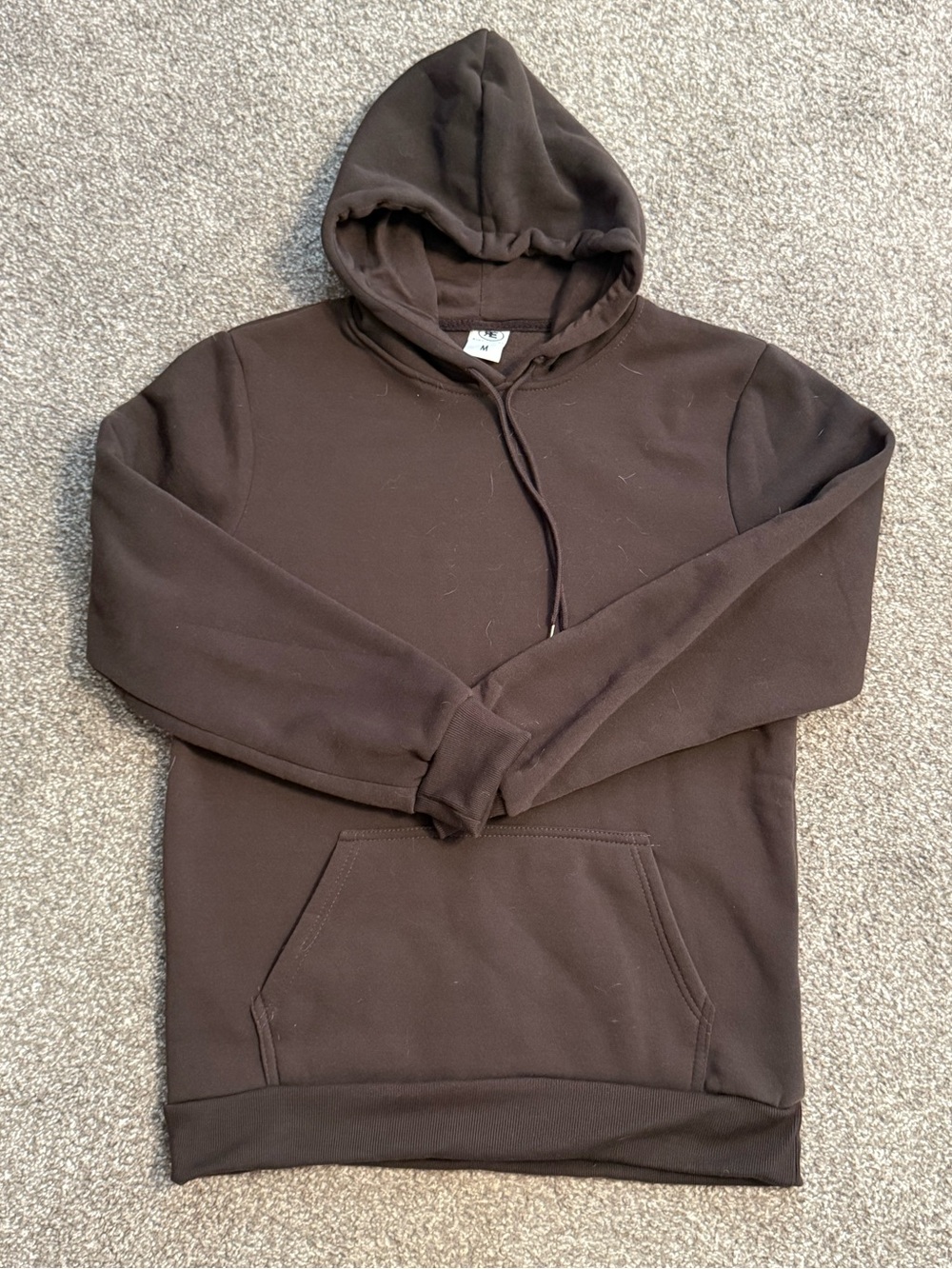 Brown Men's Hoodie Sweatshirt - M